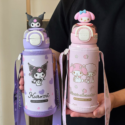 三丽鸥高颜值女孩双饮学生保温杯