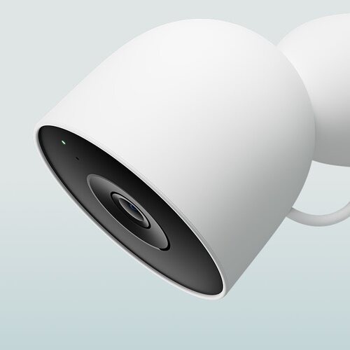 Google Nest Cam Outdoor 有线版第2代智能安防摄像头Snow支持2K
