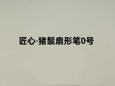 小强色彩--匠心·猪鬃扇形笔0号