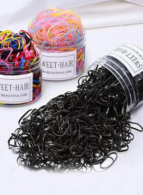 正品橡皮筋女扎头发小皮筋一次性高弹力头绳发绳耐用儿童六一节舞