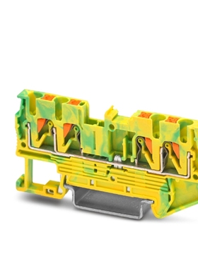 菲尼克斯 直通式二进二出 PT2.5-QUATTRO-PE货号3209594 接地端子