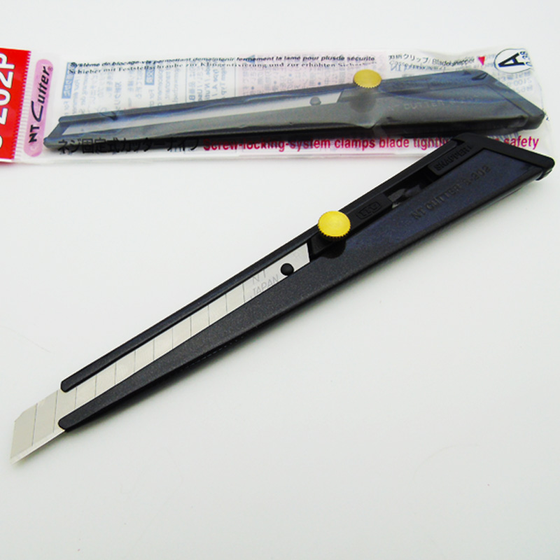 日本NT CUTTER进口小号美工刀S-202P全金属柄锁定不滑动剥栗子