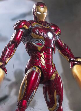 KA1/9钢铁侠MK45复联kingarts压铸合金可动46手办HT7金属模型手办