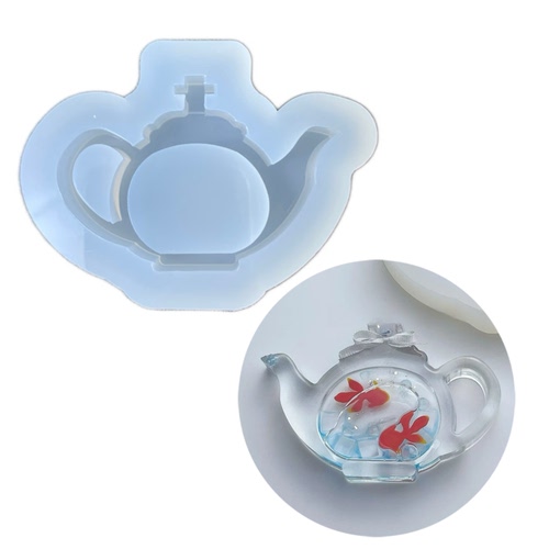 DIY手工水壶模具ab树脂uv水晶滴胶钥匙扣迷你挂件硅胶模具
