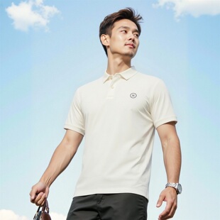 李宁韦德T恤男子2026夏季防晒速干凉爽冰感舒适短袖POLO衫APLW093