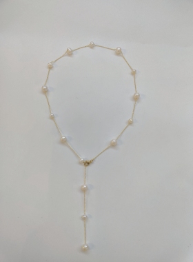 满天星项链女2026年新款轻奢小众流苏锁骨链时尚颈链