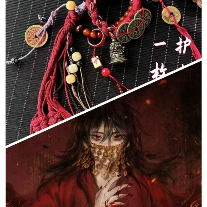 李火旺山诡花钱手绳面具藏式编织