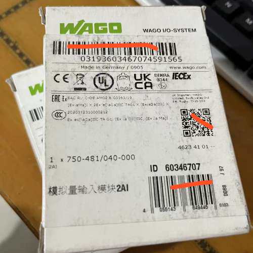 WAGO万可模块750-481040-0007个议议价