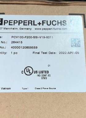 (议价) PCV100-F200-SSI-V19-6011倍