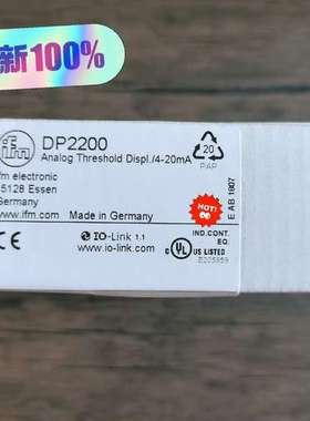 (议价) IFM易福门 DP2200 传感器，数
