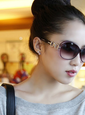 女2018新款太阳眼镜潮圆形女士