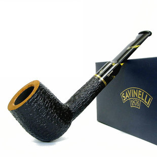 进口 意大利SAVINELLI沙芬 老虎系列 石楠木烟斗616 超厚斗壁