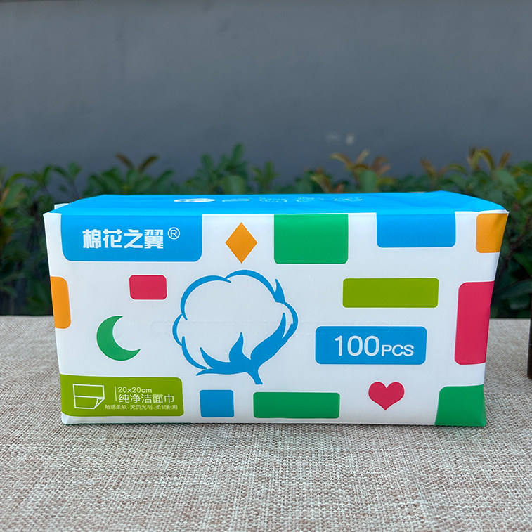 棉花之翼洗脸巾抽取式洁面巾一次性男女加厚洗面擦脸巾干湿100抽,洗护清洁剂/卫生巾/纸/香薰,棉柔巾/洗脸巾,淘宝优惠券,粉丝福利购,淘宝优惠卷