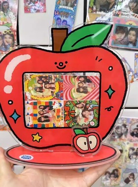 HeHeStore原创3寸相框立牌diy可爱摆台摆件居家办公情侣闺蜜合照