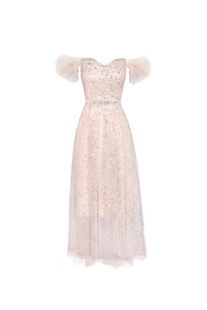 粉色钉珠纱网 CHER品牌官方店