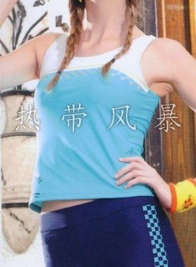 品牌专柜正品华黛思温泉运动拼色保守分体平角游泳衣女90272蓝色