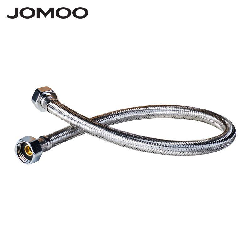 九牧软管不锈钢编织管马桶热水器水龙头连接器冷热水管4分口通用