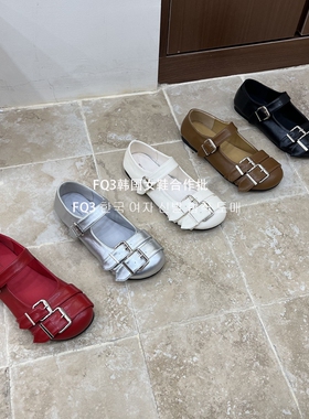 FQ3 实拍BEI LI XUAN2026春秋新款玛丽珍鞋圆头搭扣式女防滑单鞋