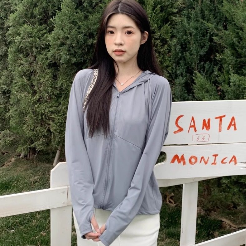 潮牌防晒衣女款夏季薄款罩衫外套