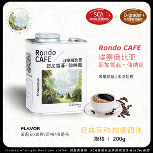 回旋曲埃塞俄比亚耶加雪菲74110沃卡水洗G1浅烘手冲咖啡豆