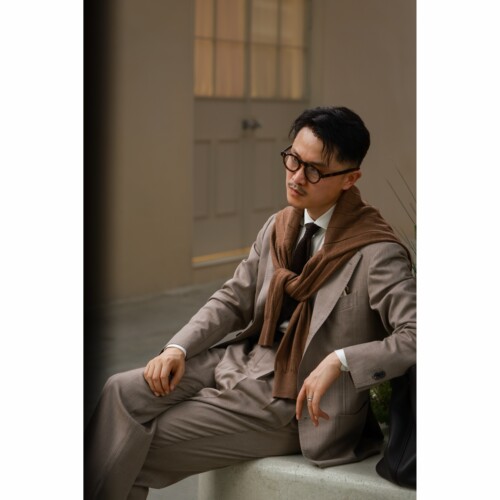 UGENTLE全麻衬Drago定制西服套装