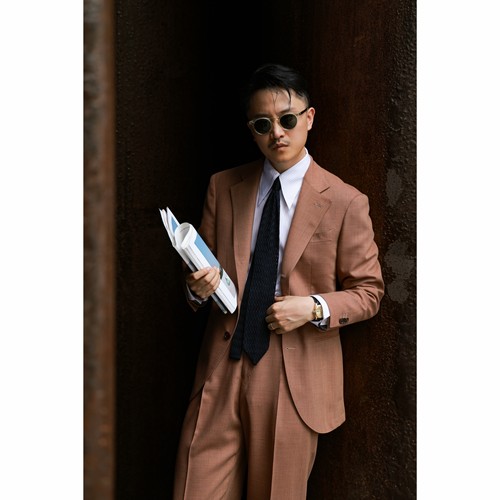 UGENTLE半麻衬意式平驳领男套装