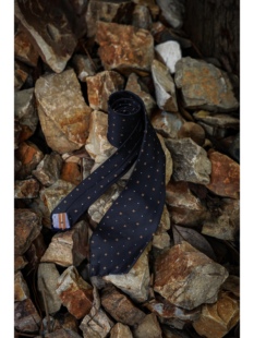 品牌 fold 意式 无压边蚕丝蓬松领带3 tie 手工卷边三褶飘逸 UG男装