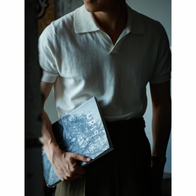 UGENTLE夏季短袖日常棉羊绒Polo