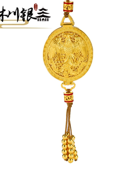 沐川足银新中式国风凤凰于飞流苏香囊项链吊坠