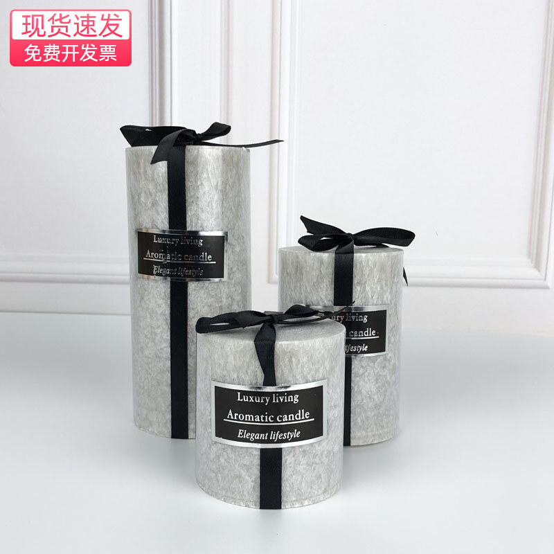 样板房卫生间浴室柜香熏精油蜡烛去味香水型蜡烛装饰品洗手台摆件