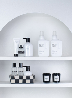 软装浴室柜摆件样板房篮子乳液瓶棉签筒牙刷展厅卫生间装饰品