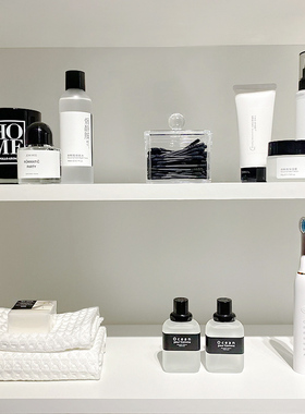样板间展厅卫浴店洗漱毛巾牙刷组合套装化妆护肤品饰品软装摆件