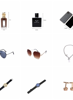 样板房间摆件玄关书柜展厅托盘眼镜钥匙扣手表简约艺术套组装饰品