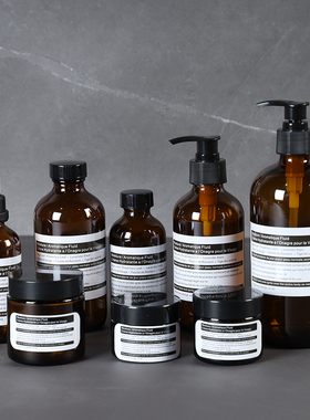 样板间玻璃分装瓶INS分装瓶浴室装饰摆件洗手液瓶卫生间软装摆件