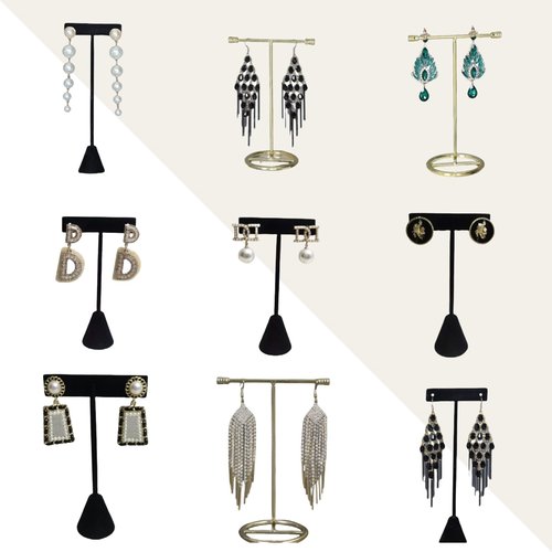 企信简约现代样板房客厅展厅茶几耳环架软装饰品陈列摆件组合套装