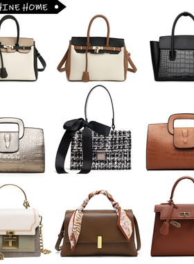 样板房衣帽间包包女装衣柜摆件橙色系手提包饰品全屋订制展厅摆设