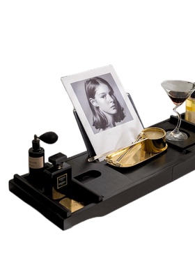 样板卫生间浴缸收纳置物架饰品组合套装洗手台香薰摆件化妆品摆件