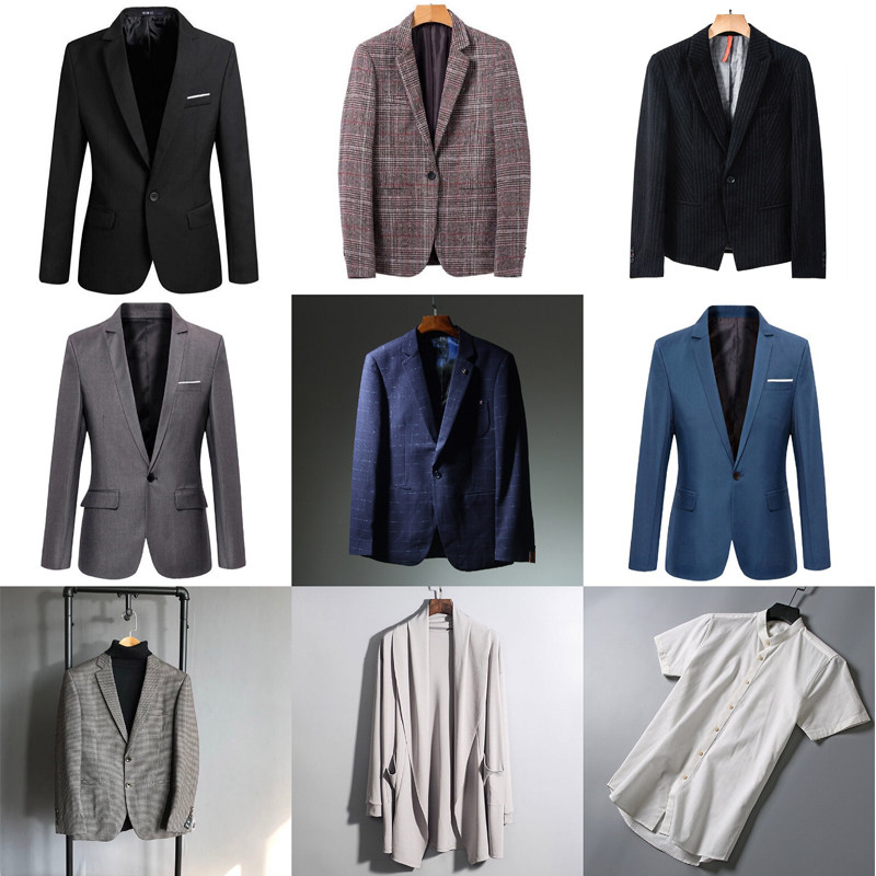 样板房衣服衣柜衣橱衣帽间衣服道具装饰品男士西装套装陈列衣服