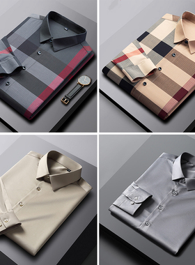 样板间衣服男士衣帽间柜内白衬衫长袖衬衣商务简约男装衣柜装饰品