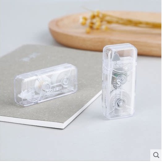 6米极简修正带ins风迷你涂改带便携改正带乐普升中小学生简约文具