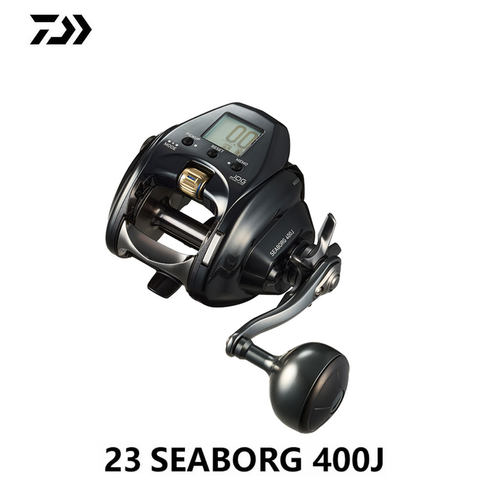 DAIWA达亿瓦23新款SEABORG400J 达瓦400J 轻量电动轮手持电绞轮