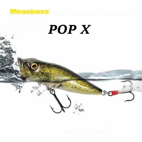 MegabassPOPX水面波爬路亚饵