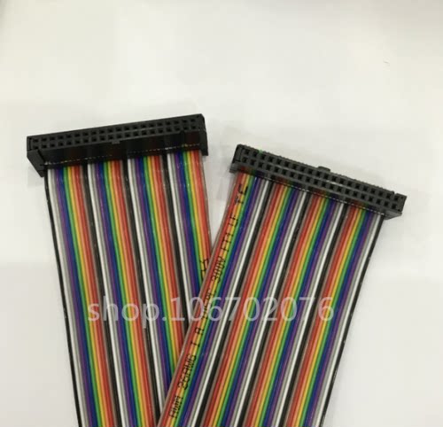 30pin针JTAG连接线 2.54mm数据通讯线 FC-30P双头彩排线 同方向
