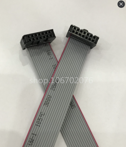 FC-14P双头线 14pin针JTAG连接线 2.54mm AVR下载线 IDC灰排线