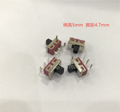 SS12D11 弯脚拨动开关 大电流单刀 三脚两档SS12D06电源开关