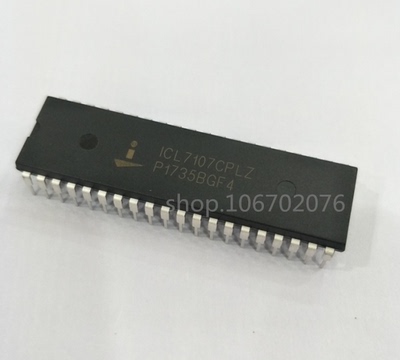 ICL7107CPLZ 直插 DIP40 全新原装 3.5位 数模转换器 CMOS 芯片