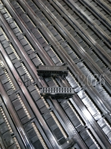 IDC压线头 2.54mm 22P 2X11P 三件式 排线头压接  JTAG插头环保