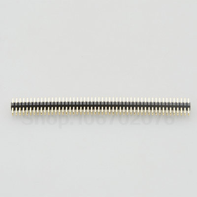 双排针 间距1.27mm 2x50P 双排排针 2*50P 直针 直插环保铜镀金