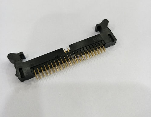 DC2-2.0MM牛角插座弯脚/直针10P14P16P20P26P30P34P40P44P50P镀金