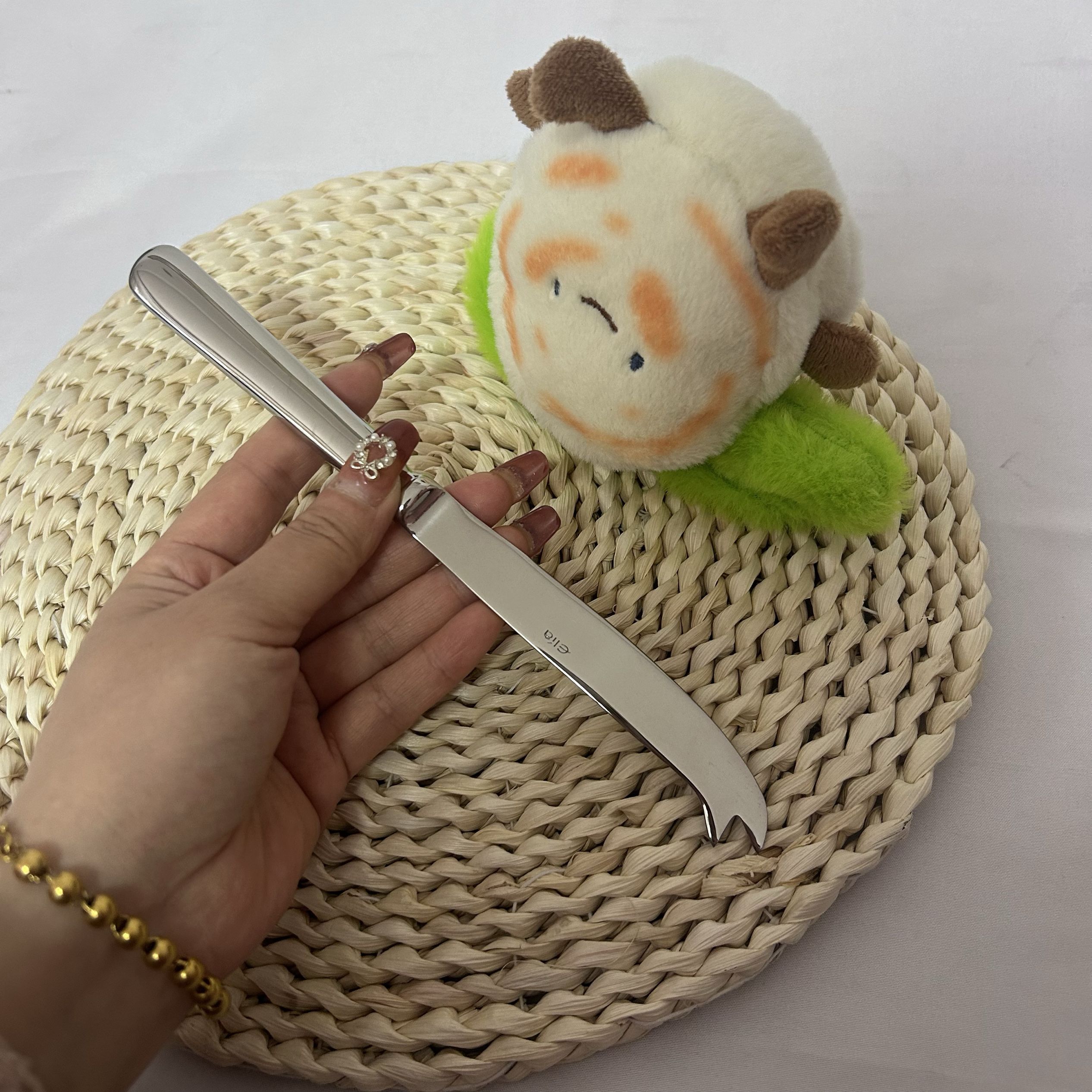 弧品出口高奢英国elia不锈钢西餐刀牛排刀家用牛扒刀甜品刀芝士刀